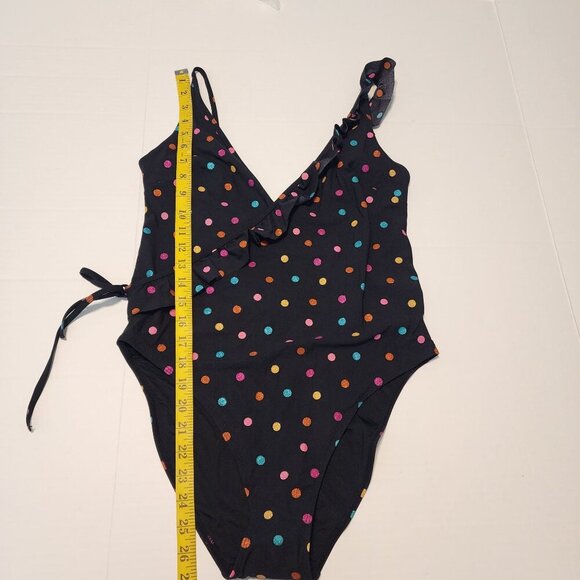And Other Stories wrap swimsuit sz 10 women polka dot - Picture 13 of 13